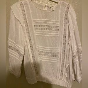 White H&M blouse